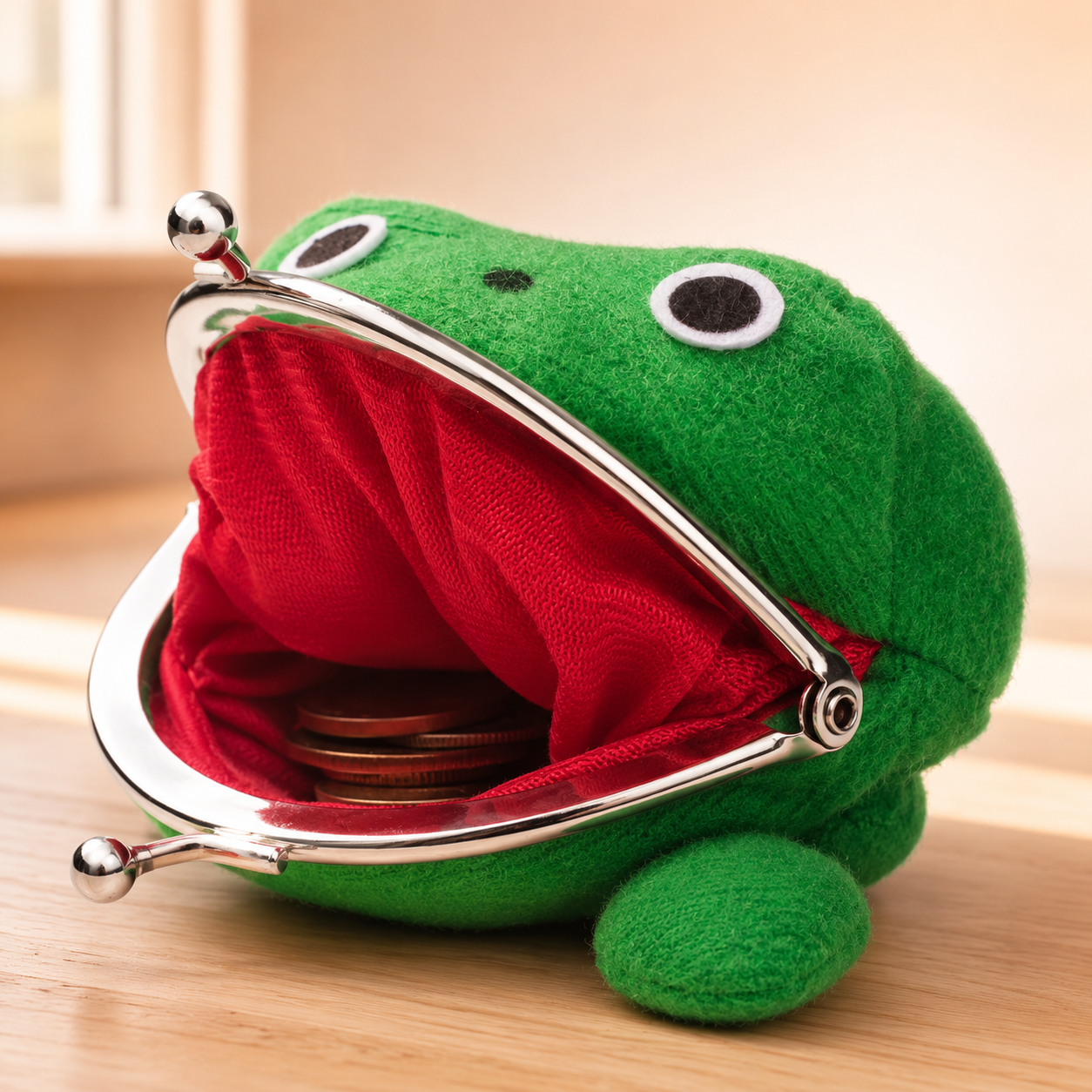 🐸 Gama-Chan Anime Frog Wallet
